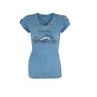 4537430481 New Spyder Ladies Jess Short Sleeve Medium Light Blue