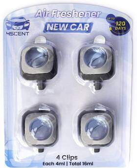 4scent-01 4scent 860004286387 Car Air Fresheners Vent Clip Perfect Scented Accessories For New