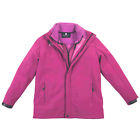5035 Mossi Ladies Odyssey Interchangeable Parka Jacket In Fuchsia