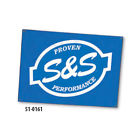 51-0161 Cycle Logo Sign Banner Blue White