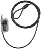 52523 Abus New Combiloop Steel Cable Motorcycle Security Black 4003318525230