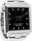 550-0092 Fs102 Rockwell Time 50mm2 Wristwatch Silver Black Face 50mm Fs-102