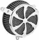 606-0102-01 Cobra H-d Air Cleaner Kits Chrome Swept
