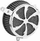 606-0103-02 Cobra H-d Air Cleaner Kits Chrome Swept