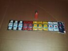6414 Ahi Vintage Japanese Tin Toy Friction Cars Set Of Nos