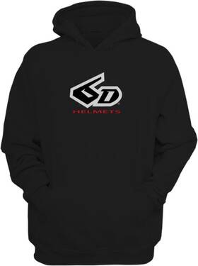 3050-6272 6d 51-0126 Logo Hoody Medium Black