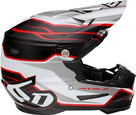 122834 6d Helmets Atr-2 Phase Helmet Xs White Red