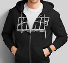 756005 Hmf Engineering Power Zip Up Hoodie Black