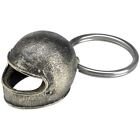 8601-01 White Brass Biltwell Key Fob Chain Cast Gringo Helmet
