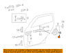 88969869 Gm Oem Pontiac Vibe Lock Rear Assembly Seal