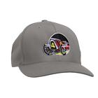 9107820-gry-s-m Speedway Motors Blank Flexflit Hat Cotton Twill Cap Gray