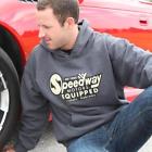 910845-xl-gry Speedway Motors Vintage Equipped Hoodie Grey Size Xl