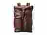 92388db2 Tumi Alpha Bravo Luke Roll-top Dark Brown Leather Backpack 742315287164