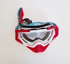 952046 Racecraft Kepler Red Mx Googles Clear Lens Stack Bag New