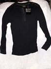 96490-13vm Harley Davidson Henly Long Sleeve Knit Shirt Sweater Black Small