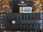 99514-15vw Harley Davidson Wallet Credit Card Holder Black Leather Belt Strap