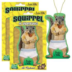 12542-c2 Accoutrements Squirrel In Underpants Deluxe Air 2 Count Pack Of 1 Green