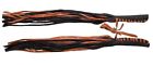 Acn103-org Unbranded Naked Cowhide Leather Fringed Brake Clutch Cover