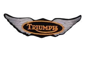 Ms024-22 Aftermarket Triumphft Wing Iron On Patch Nos