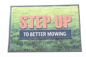 Yn500-51 Aftermarket Inch Step Up To Better Mowing 2 X3 Floor Mat Nos