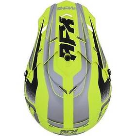 0132-1177 Afx Peak For Fx-17 Helmet - Force Matte Neon Yellow/silver