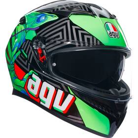 21183810040132x Agv K3 Kamaleon Helmet 2xl Black