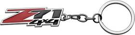 Aimoll 717211710320 For 1500 2500 3500 Chrome Finish Z71 4x4 Keychain Emblem 3d Small Red