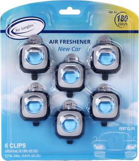 Ajc001 Air Jungles New Car Scent Freshener Clip 6