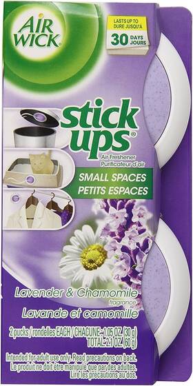 85825 Air Wick 40 Stick Ups Freshener Lavender And 1.05 Ounce Pack Of 2