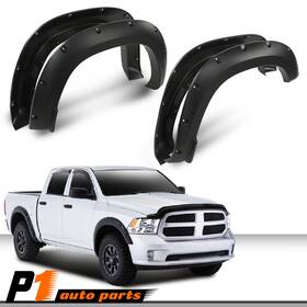 Allgood1124464 Allgoodauto Fits 2019 20 Dodge Ram 1500 Front Rear Fender Flares 4pc Pocket Rivet Style