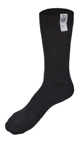All926412 Allstar Performance Dnlf Socks Pair Sfi 3.3 Thick F/r Black Size 8-9