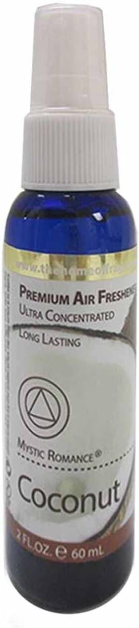 Coconut-1pc Alltopbargains 65674 1 Air Freshener Car Spray Coconut Scented Long Count Pack Of White