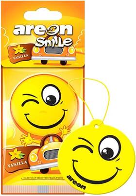 Asd11-areonsmile-vanilla Alltopbargains 3 Pack Hanging Air Freshener Office Home Fragrance Car Variable Yellow