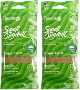 Atb-so-6013pk72-cherry-2pc Alltopbargains 2 Air Freshener Block Tropic Twist Under Seat Car 1 Count Pack Of Green