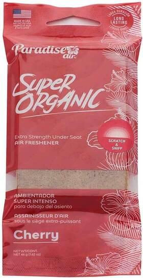 So-001-cherry-4pc Alltopbargains 4 Paradise Super Organic Cherry Scent Air Freshener Block Stone Aroma Red