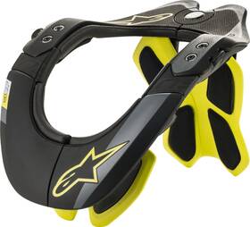 Alpine Stars 8033637210797 Bns Tech 2 Neck Support Black/yellow Xs Md