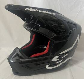 8306423-9190-m Alpinestars 059347147635 Sm5 Helmet Corp Dark Grey Glossy Medium