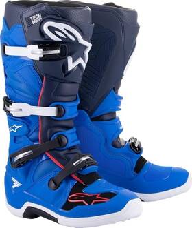 482-23412 Alpinestars 059347198897 Aplinestar Tech 7 Boots Alpine Bu/ngt Nvy/bt Rd Sz 12