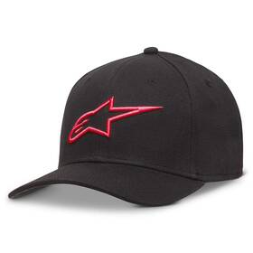 1017-81010-1030-s Alpinestars 1017-81010-1030-s/m Ageless Curve Hat - Black/red Sm-md