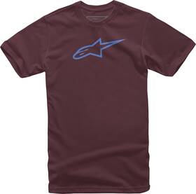 1032-720308370m Alpinestars Ageless T-shirt - Maroon/blue Medium