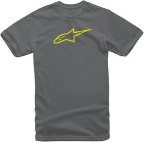 10327203018552x Alpinestars Ageless T-shirt - Charcoal/hi-vis Yellow 2xl