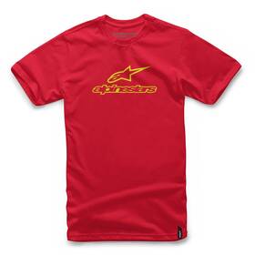 1037-72102-3056-s Alpinestars Always Tee Red/hi-vis Yellow Small