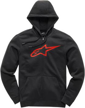 10385305210302x Alpinestars Ageless Ii Zip Hoodie - Black/red 2xl