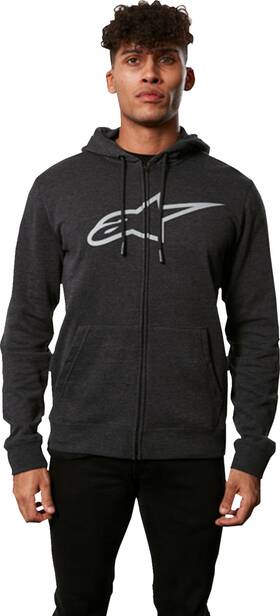 103853052177m Alpinestars Ageless Ll Zip Hoodie - Charcoal/gray Medium