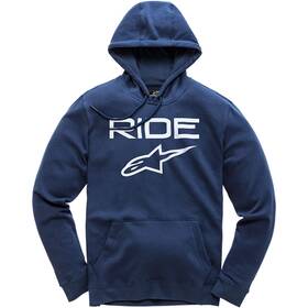 11195100070202x Alpinestars Ride 2.0 Hoodie - Navy/white 2x-large