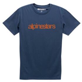 1210730067030m Alpinestars Heritage Word T-shirt - Navy/red Medium