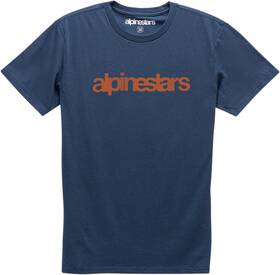 1210730067030xl Alpinestars Heritage Word T-shirt - Navy/red For Xl