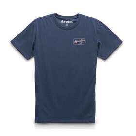 1211-74007-70-l Alpinestars 1 Turnpike Premium Tee Navy Lg-closeout