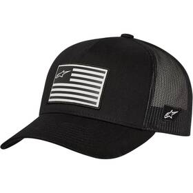 1211-81013-1010-os Alpinestars Flag Snapback Hat Osfm Black/black