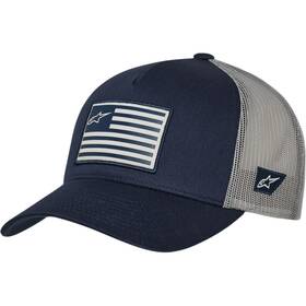 1211-81013-7011-os Alpinestars Flag Snapback Hat Osfm Blue